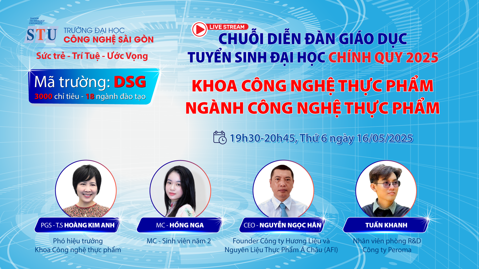 NGÀNH CÔNG NGHỆ THỰC PHẨM