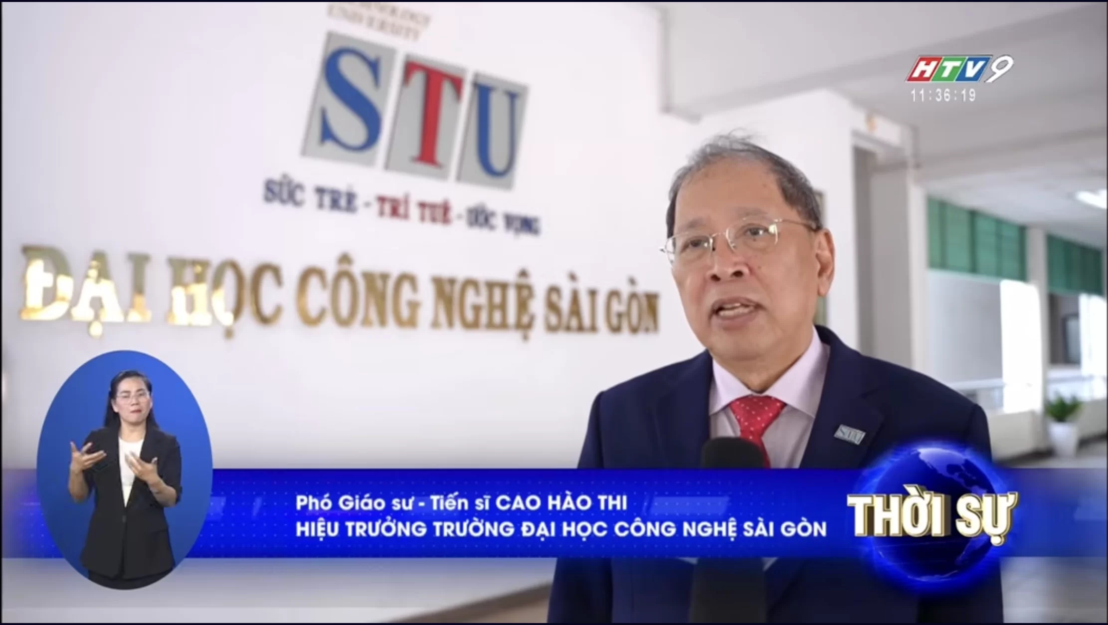  “Một ngày làm sinh viên STU” trên sóng HTV9