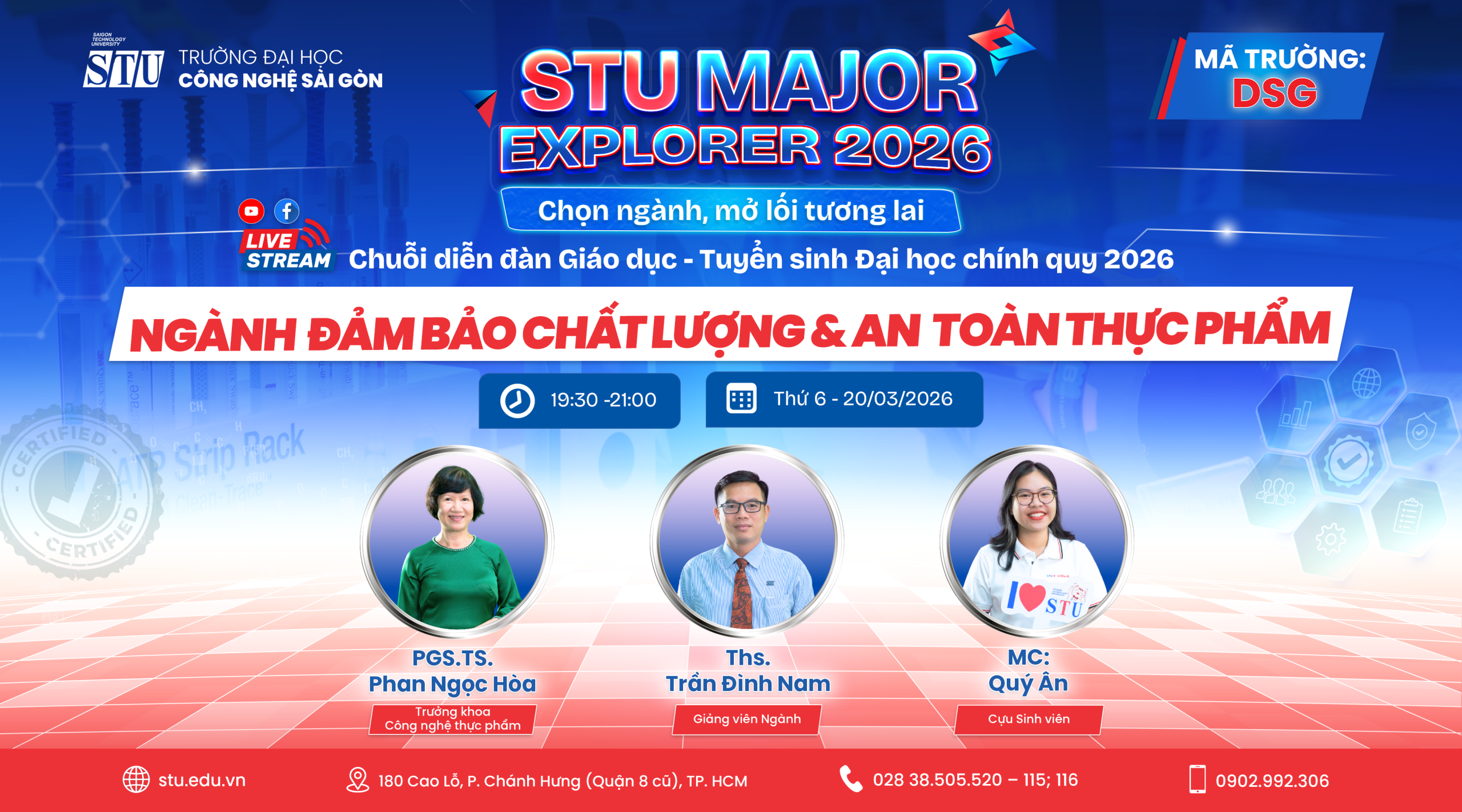 Ngành Đảm bảo chất lượng & ATVSTP