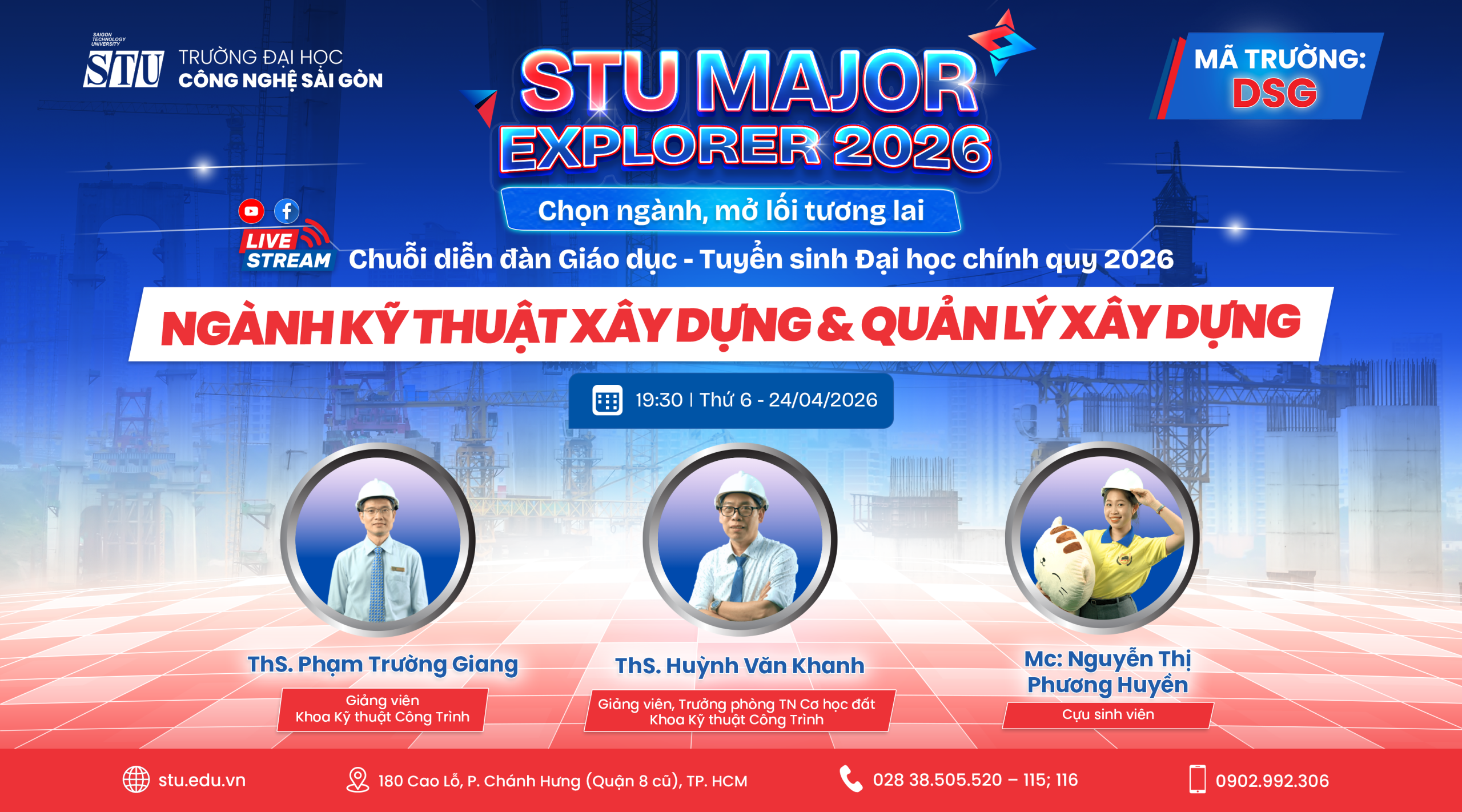 Ngành Kỹ thuật Xây dựng & Quản lý Xây dựng