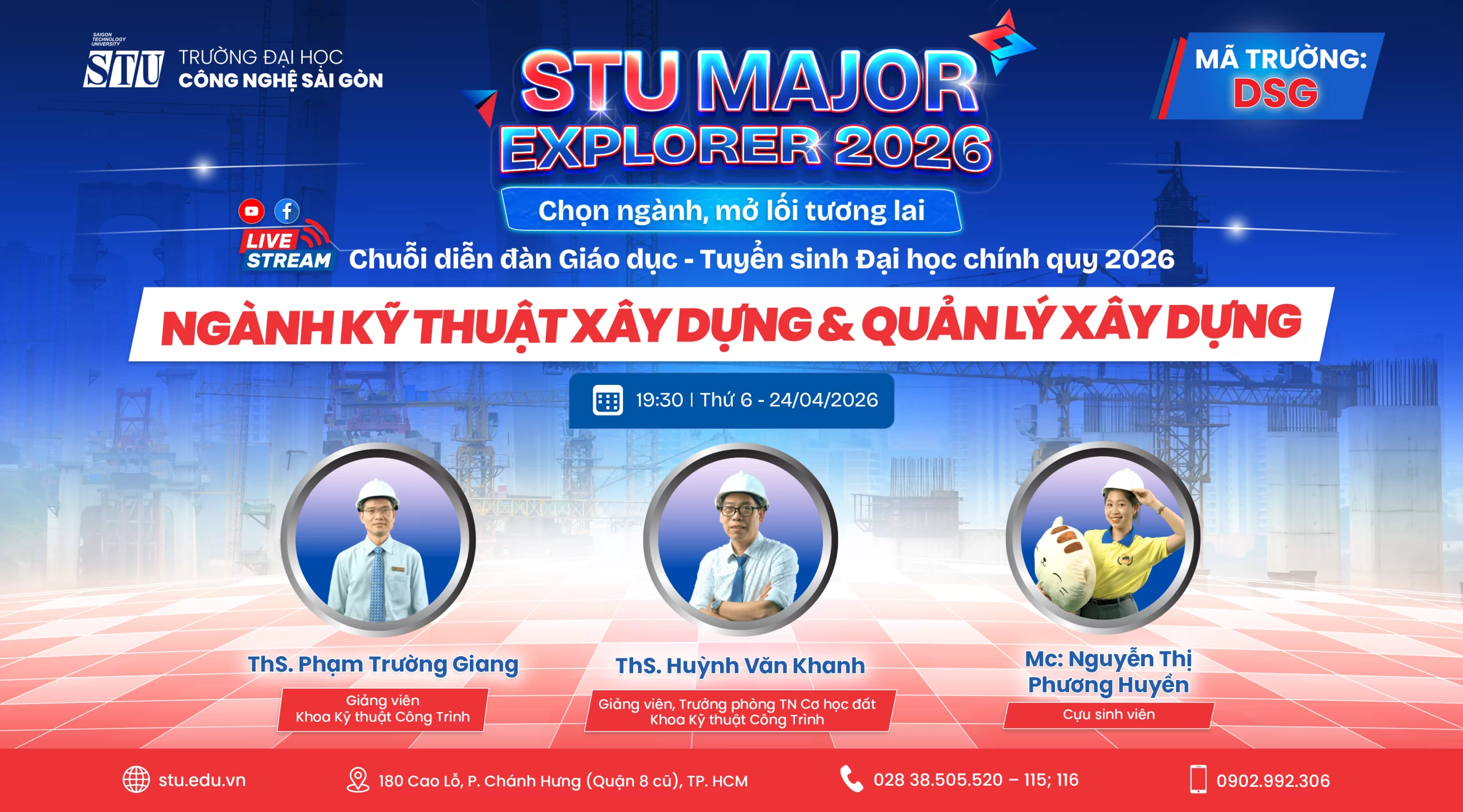 Ngành Kỹ thuật Xây dựng & Quản lý Xây dựng